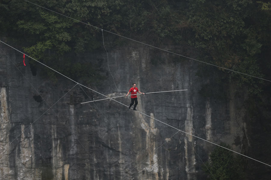 Swiss man wins Running Wireman challenge