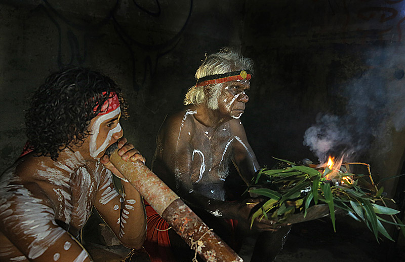 Sydney aboriginal ritual performances presented in La Perouse