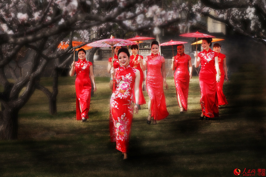 Cheongsam beauties grace Chang's Manor