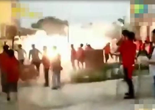 ‘Firecrackers war’ breaks out between wedding escorting teams