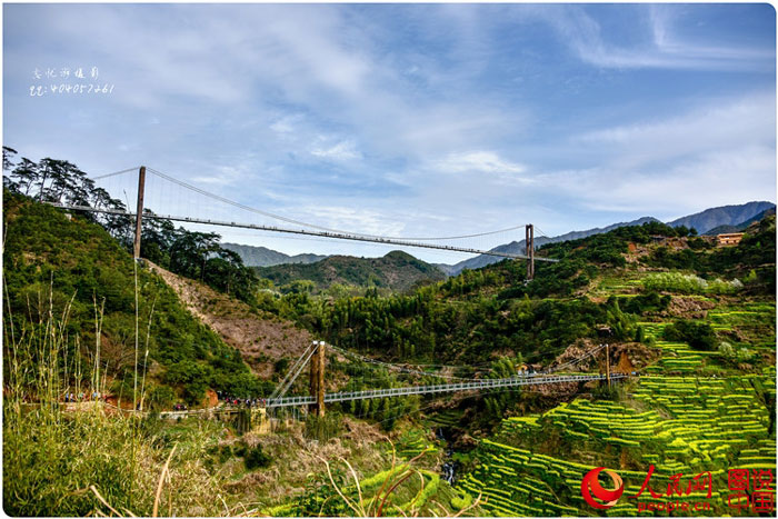 Scenery of rape blossoms in terraced fields in Jiangxi
