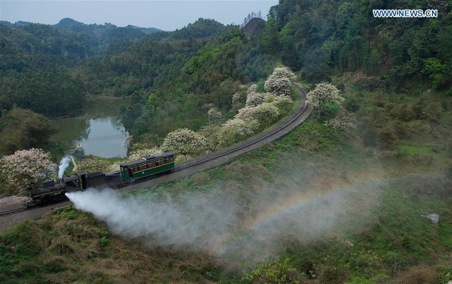 Steam train in SW China keeps operation, boosts tourism 