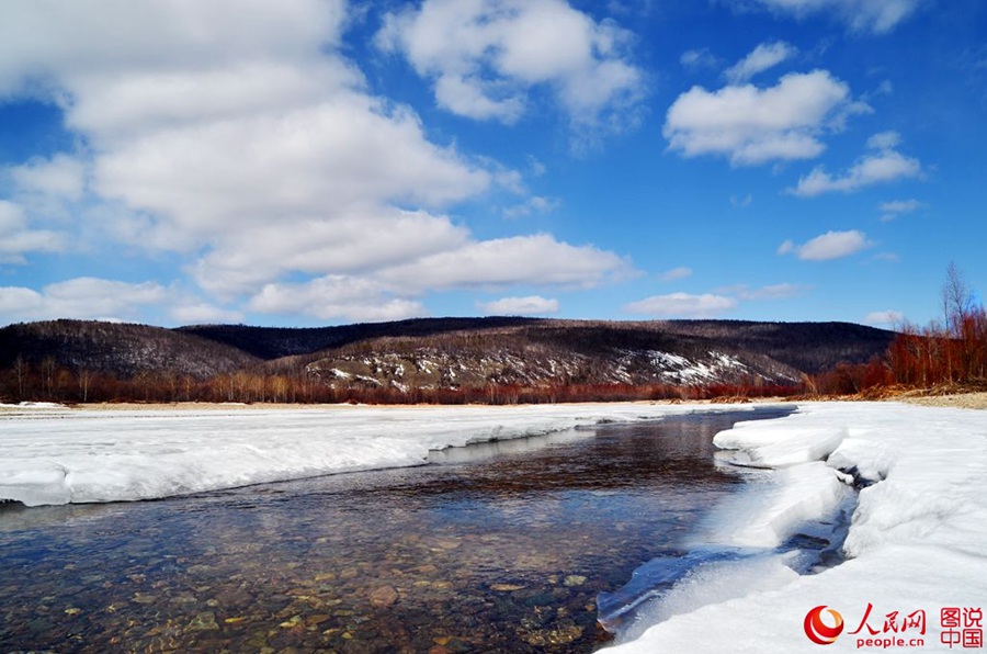 Coldest town in China embraces spring