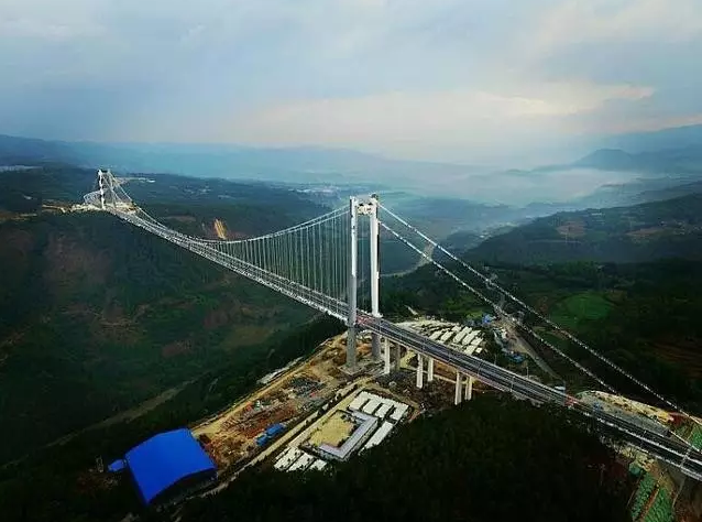 Asia's longest and highest suspension bridge to open to traffic