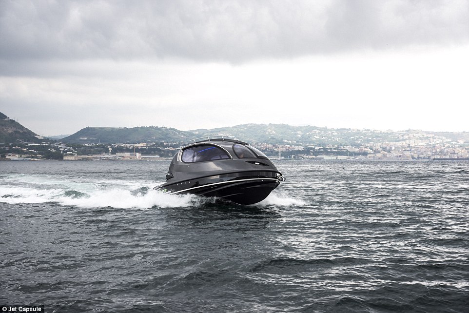 Out of this world! Futuristic UFO-shaped yacht has its own garden and a stunning underwater viewing deck 