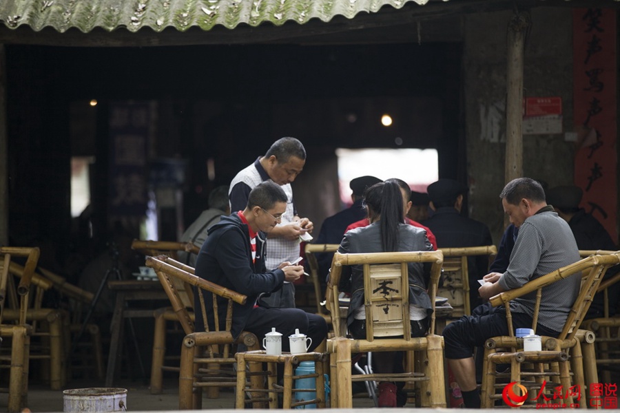 An old tea house in Chengdu