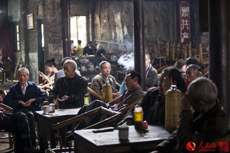 An old tea house in Chengdu