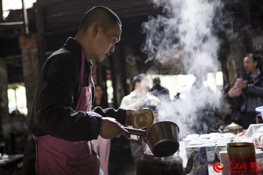 An old tea house in Chengdu