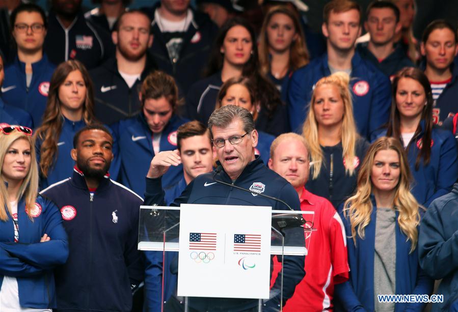 Michelle Obama kicks off 100-day countdown to Rio Olympics with U.S. Olympians