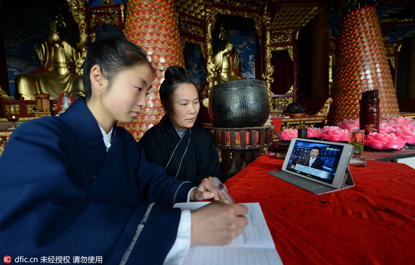 College student becomes head Taoist priest after graduation