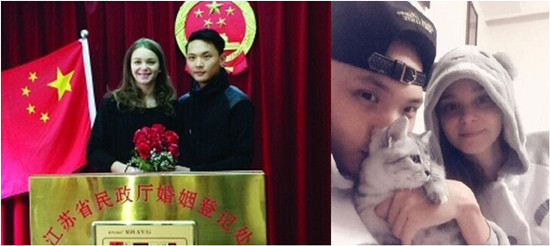 French girl ties the knot with Chinese boy