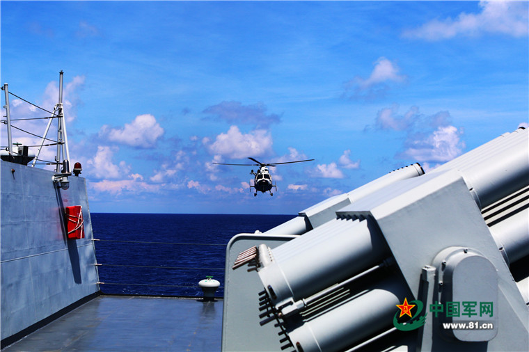 South China Sea Fleet conducts real combat drill