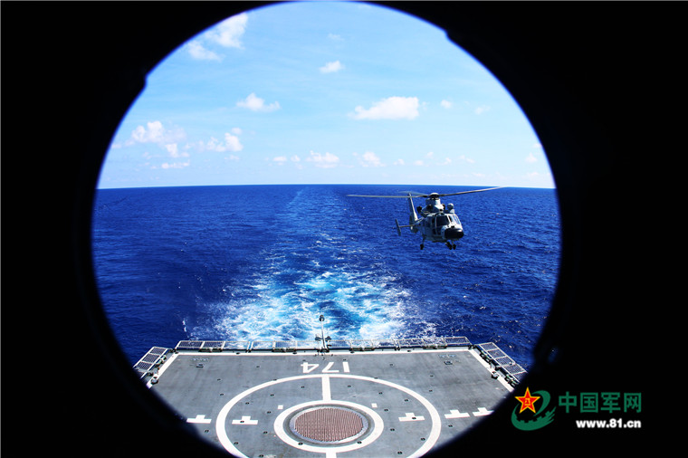 South China Sea Fleet conducts real combat drill