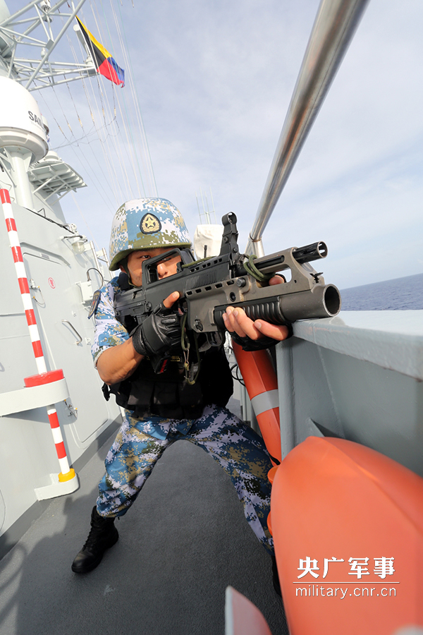 South China Sea Fleet conduct anti-piracy drill in Indian Ocean