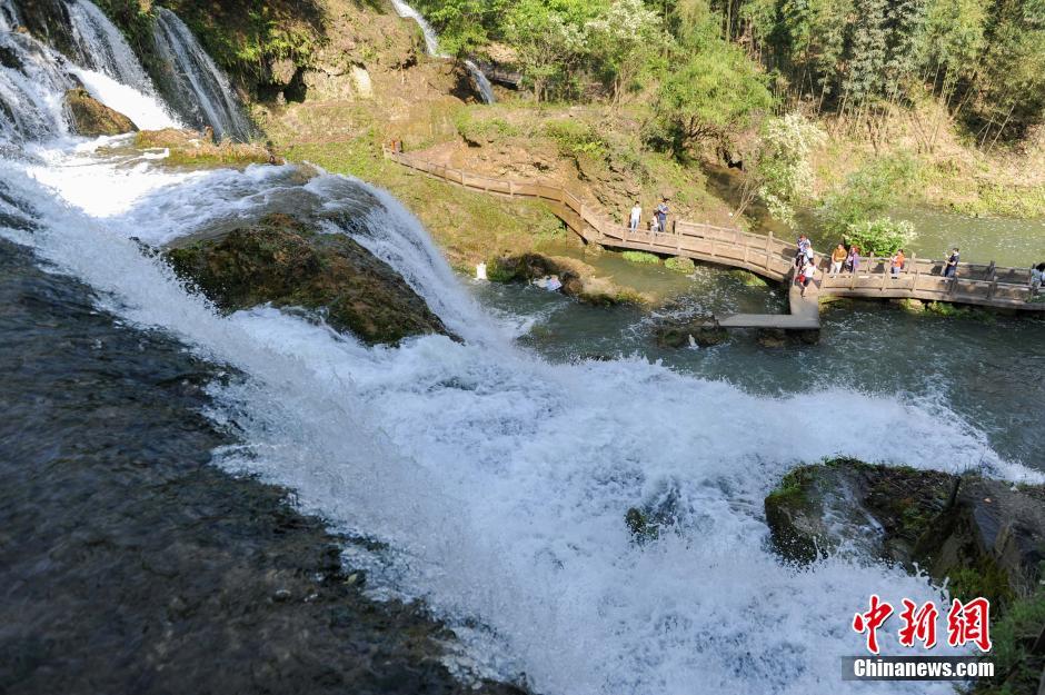 Magnificent Tianhetan waterfall