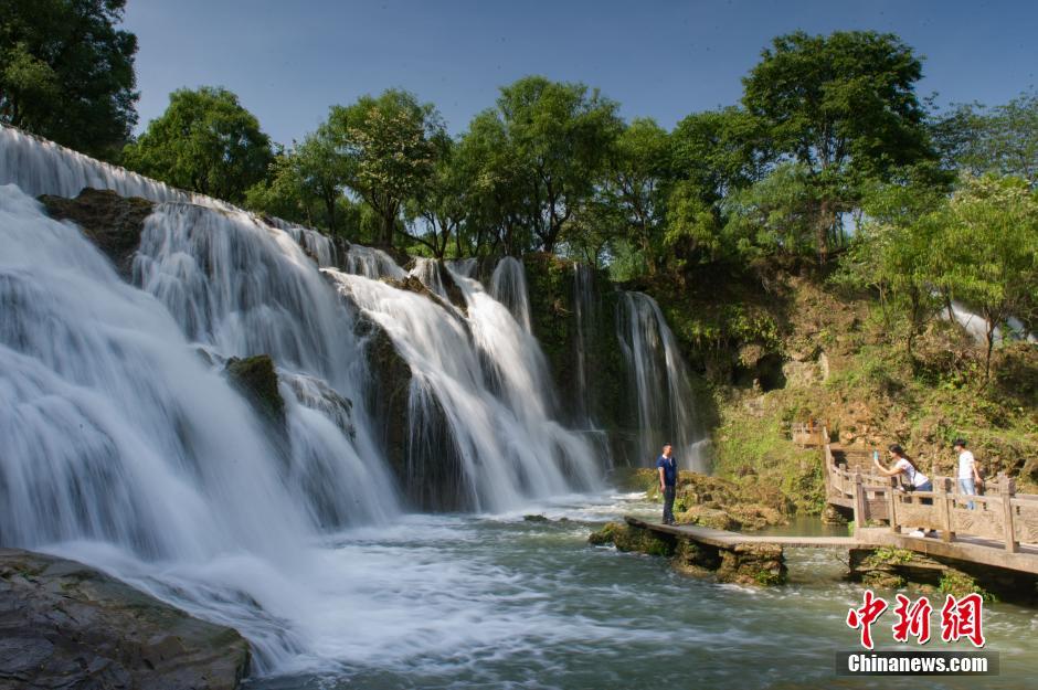 Magnificent Tianhetan waterfall