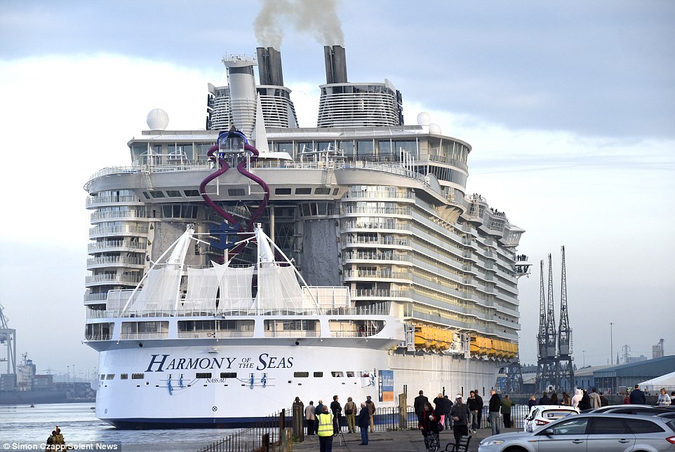 World’s biggest cruise ship Harmony of the Seas to  start maiden voyage 