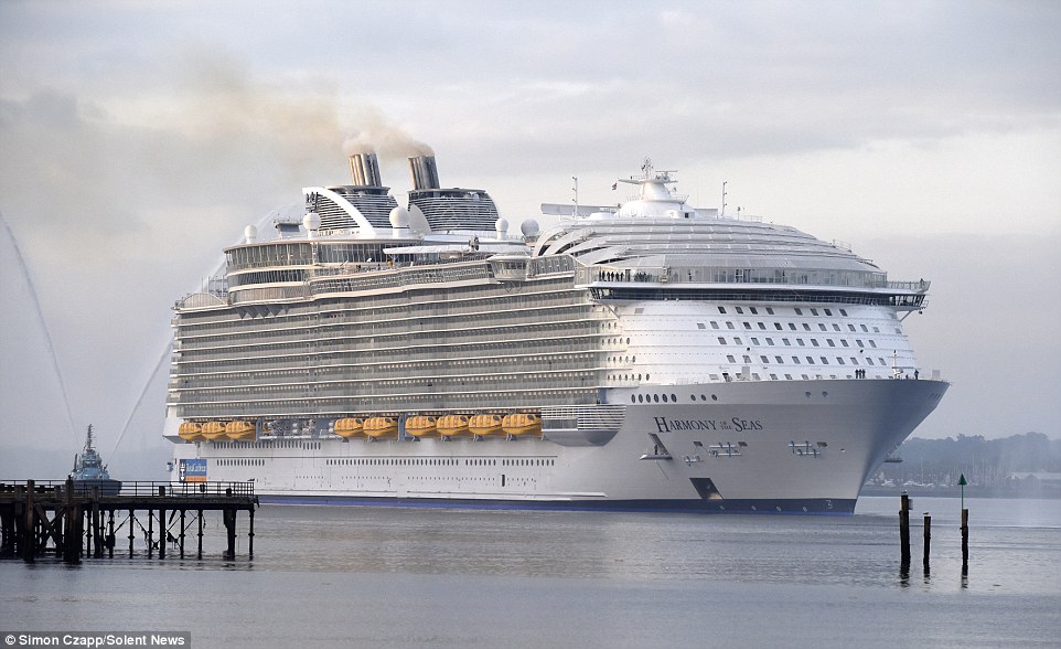 World’s biggest cruise ship Harmony of the Seas to  start maiden voyage 