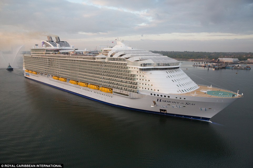 World’s biggest cruise ship Harmony of the Seas to  start maiden voyage 