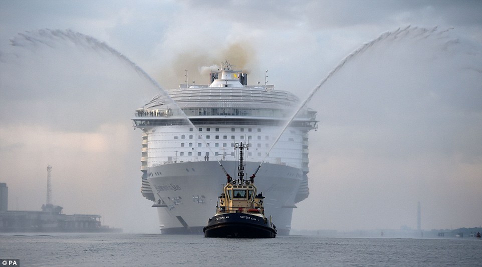 World’s biggest cruise ship Harmony of the Seas to  start maiden voyage 