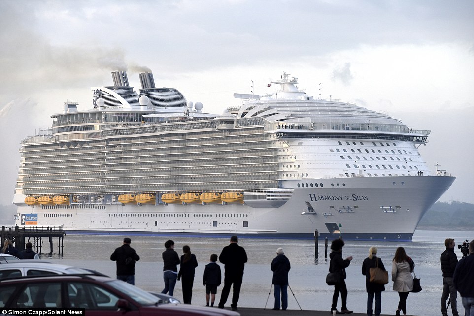 World’s biggest cruise ship Harmony of the Seas to  start maiden voyage 