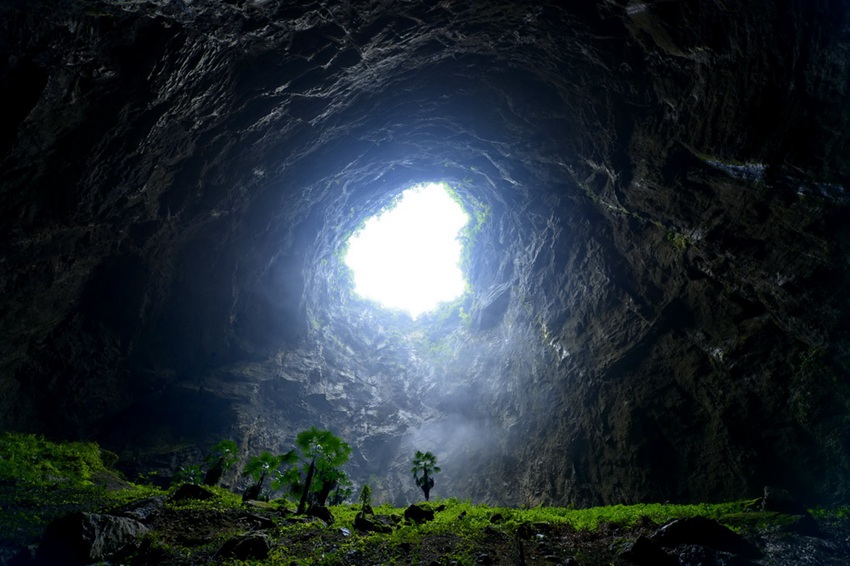 Amazing underground landscape in Hubei