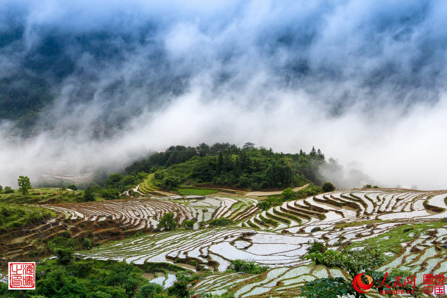 Splendid scenery of Wuyin terrace