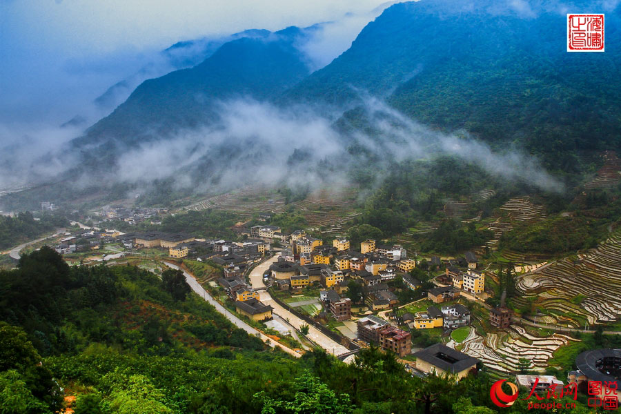 Splendid scenery of Wuyin terrace