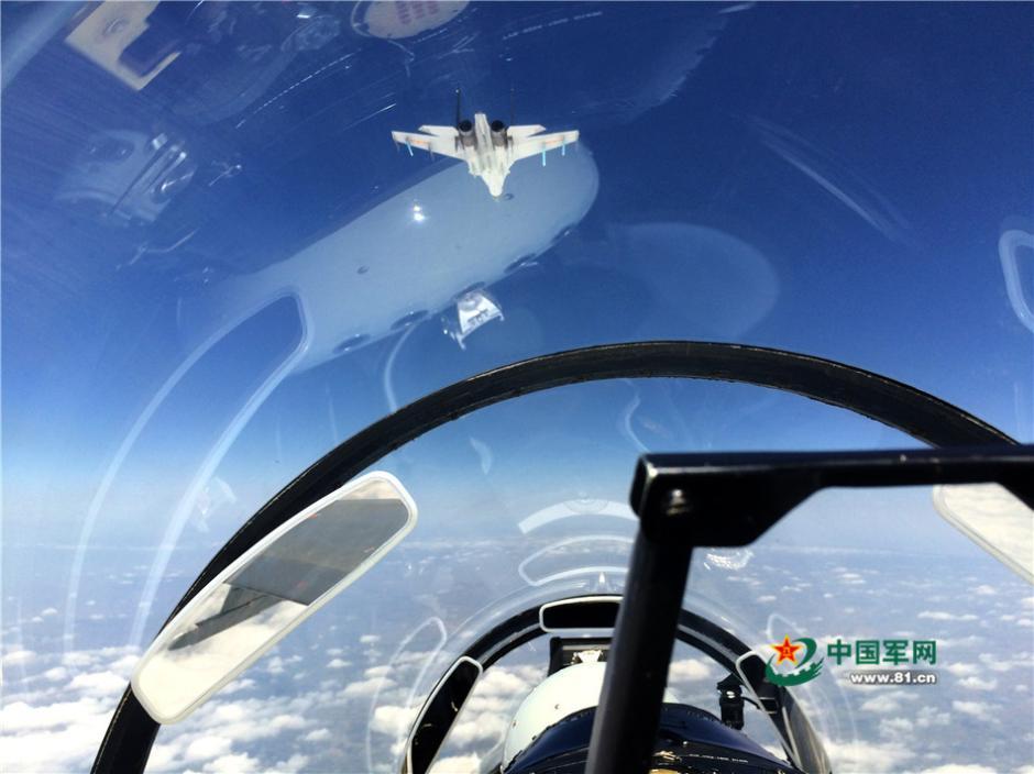 PLA Air Force conducts military drill