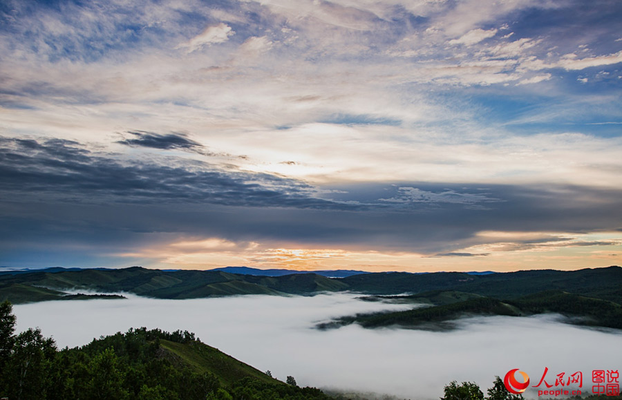 Splendid scenery of Hulunbuir Grasslands