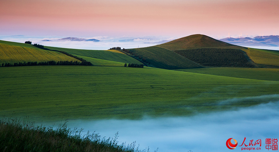 Splendid scenery of Hulunbuir Grasslands