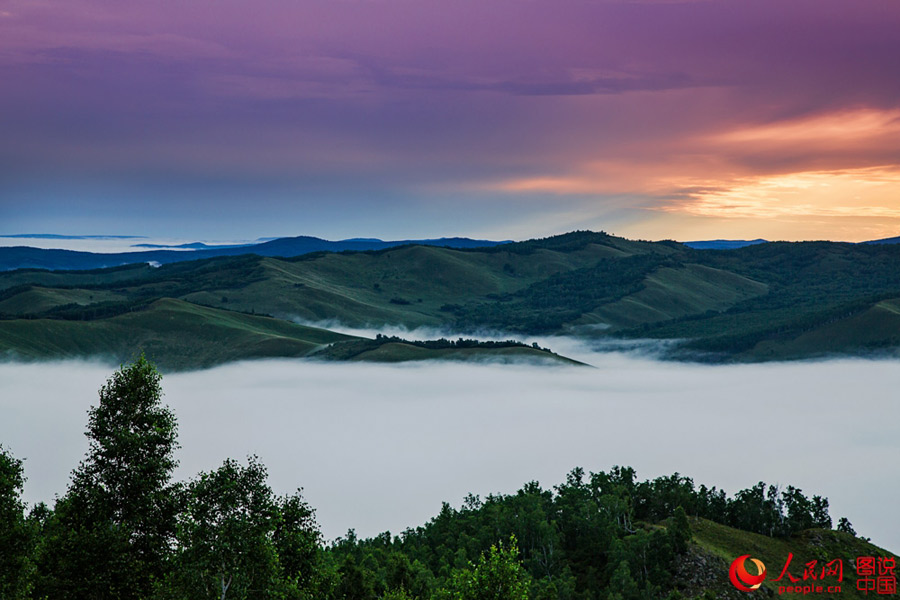 Splendid scenery of Hulunbuir Grasslands