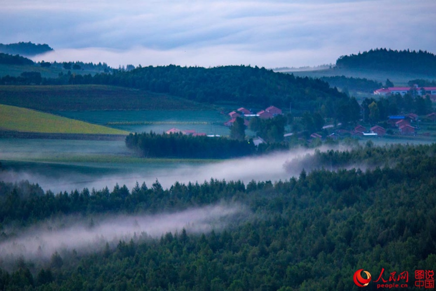 Idyllic dawn in Greater Khingan