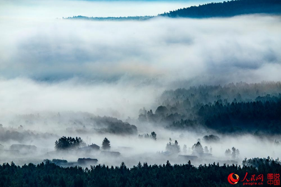 Idyllic dawn in Greater Khingan