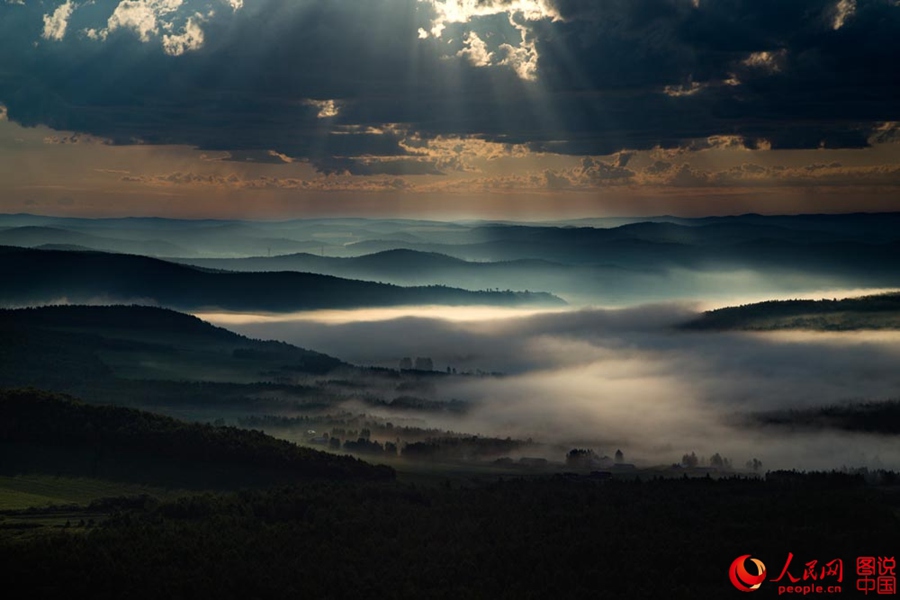 Idyllic dawn in Greater Khingan