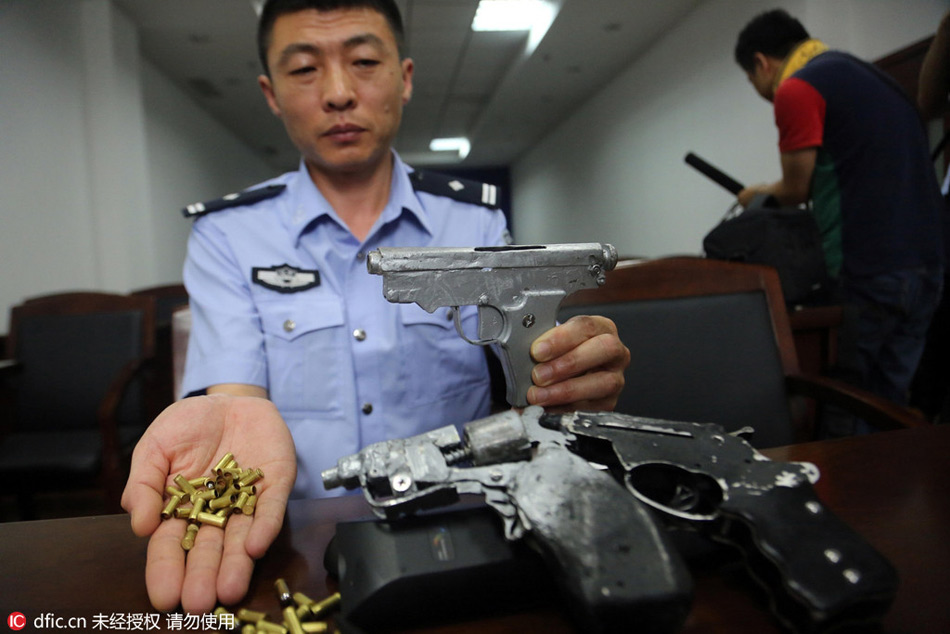 Homemade guns busted in Shenyang