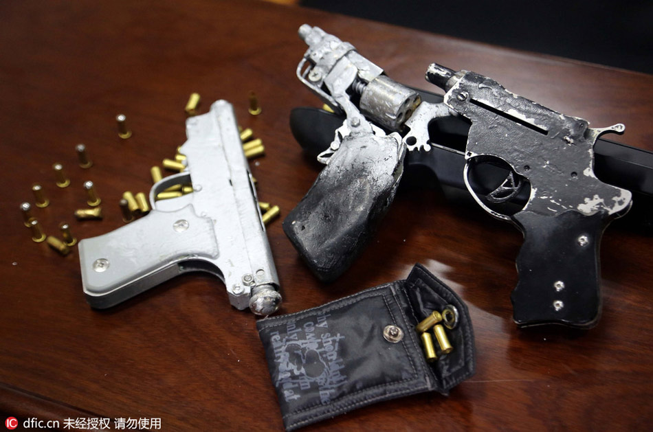 Homemade guns busted in Shenyang