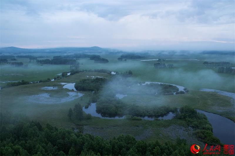 Beautiful Nanweng River in Heilongjiang