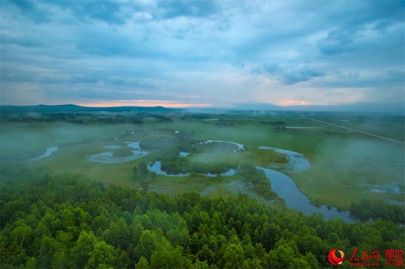 Beautiful Nanweng River in Heilongjiang