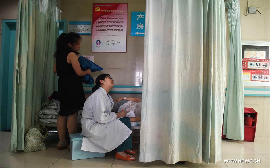 Obstetrical departments, one of busiest sectors in China's hospitals