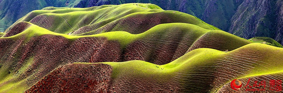 Fascinating scenery of Kuokesu Grand Canyon in NW China