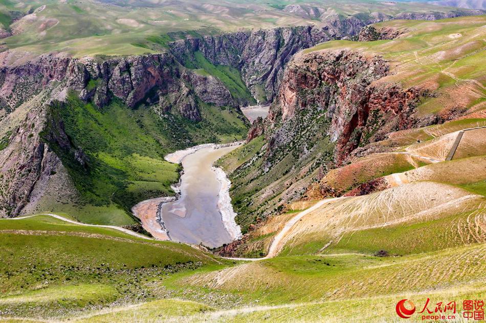 Fascinating scenery of Kuokesu Grand Canyon in NW China