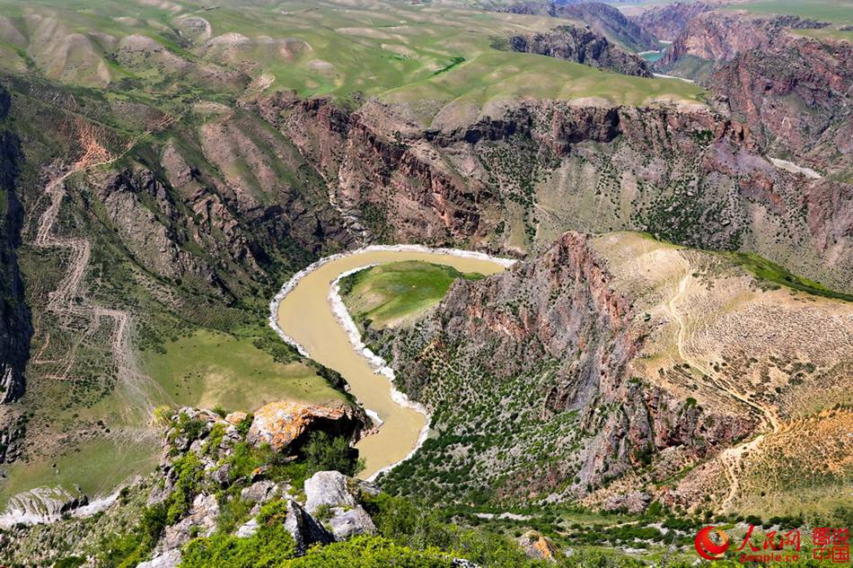 Fascinating scenery of Kuokesu Grand Canyon in NW China