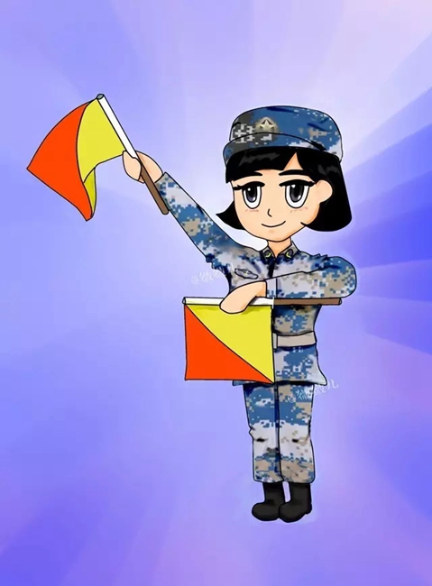 PLA Navy releases cartoon profile photos