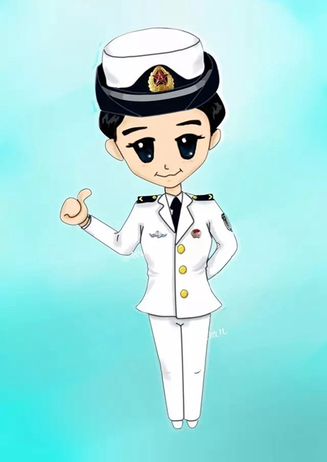 PLA Navy releases cartoon profile photos