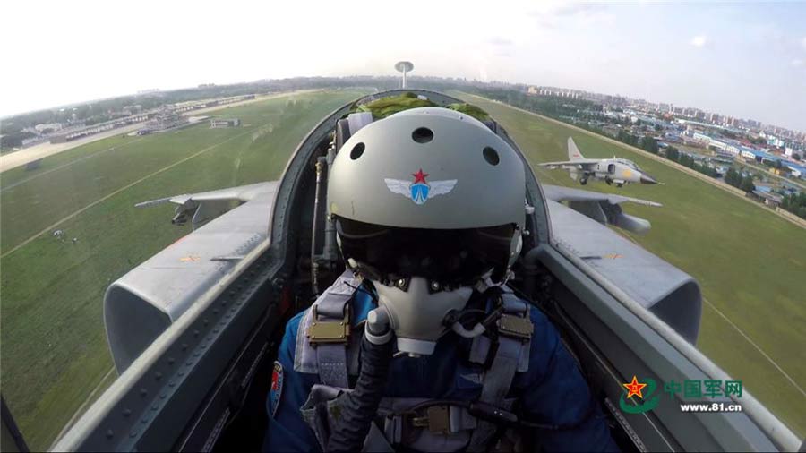 PLA air force pilots in training