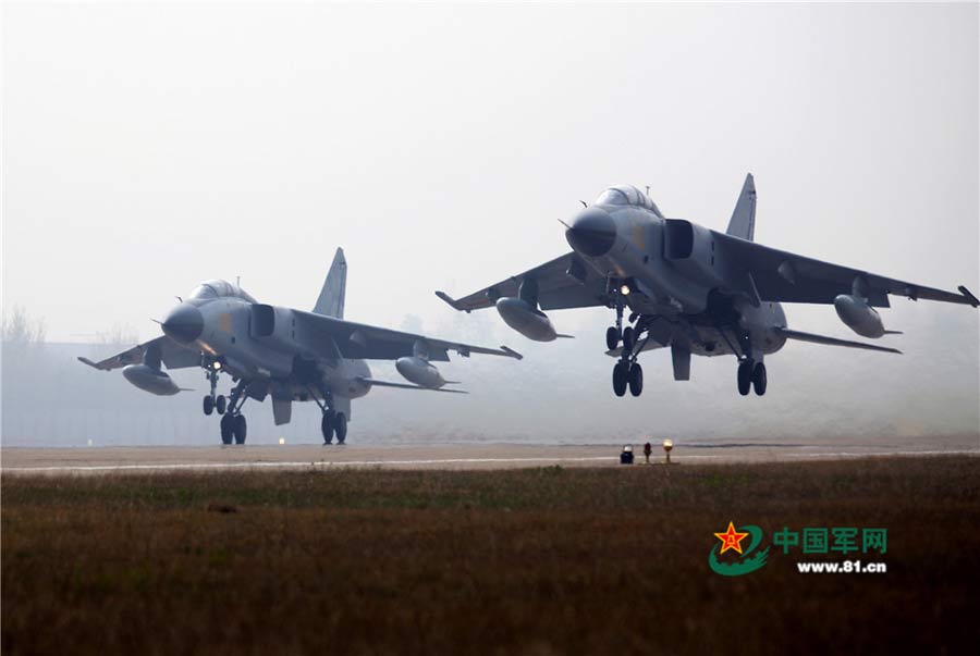 PLA air force pilots in training