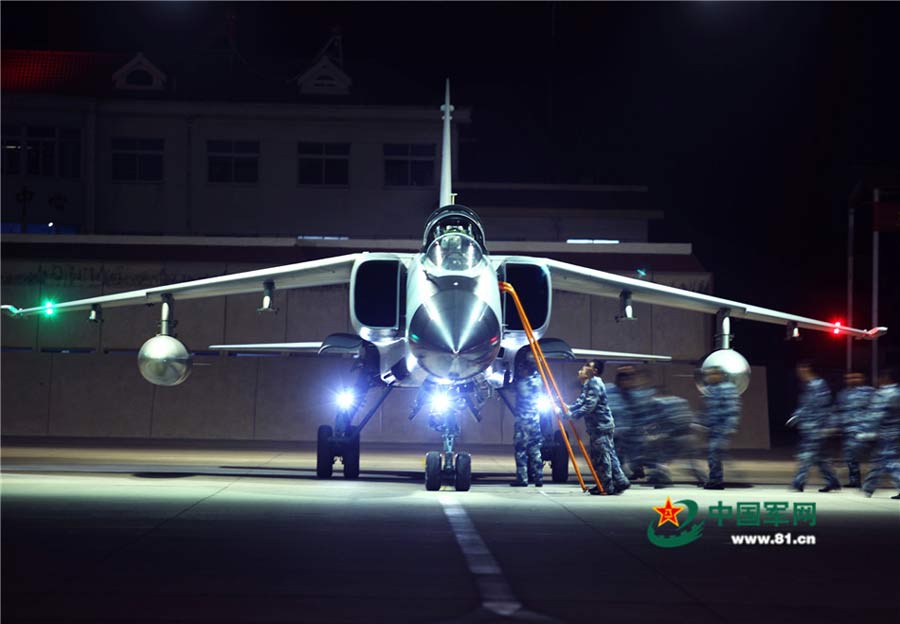 PLA air force pilots in training