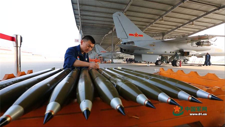 PLA air force pilots in training