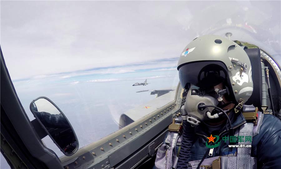 PLA air force pilots in training